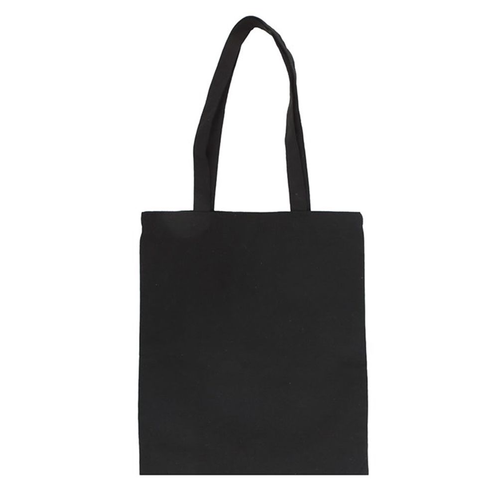 Black and Gold Talking Board Polycotton Tote Bag From Witch, Please!