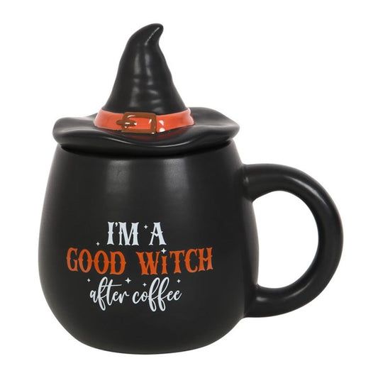 I'm a Good Witch After Coffee Topped Mug From Witch, Please!