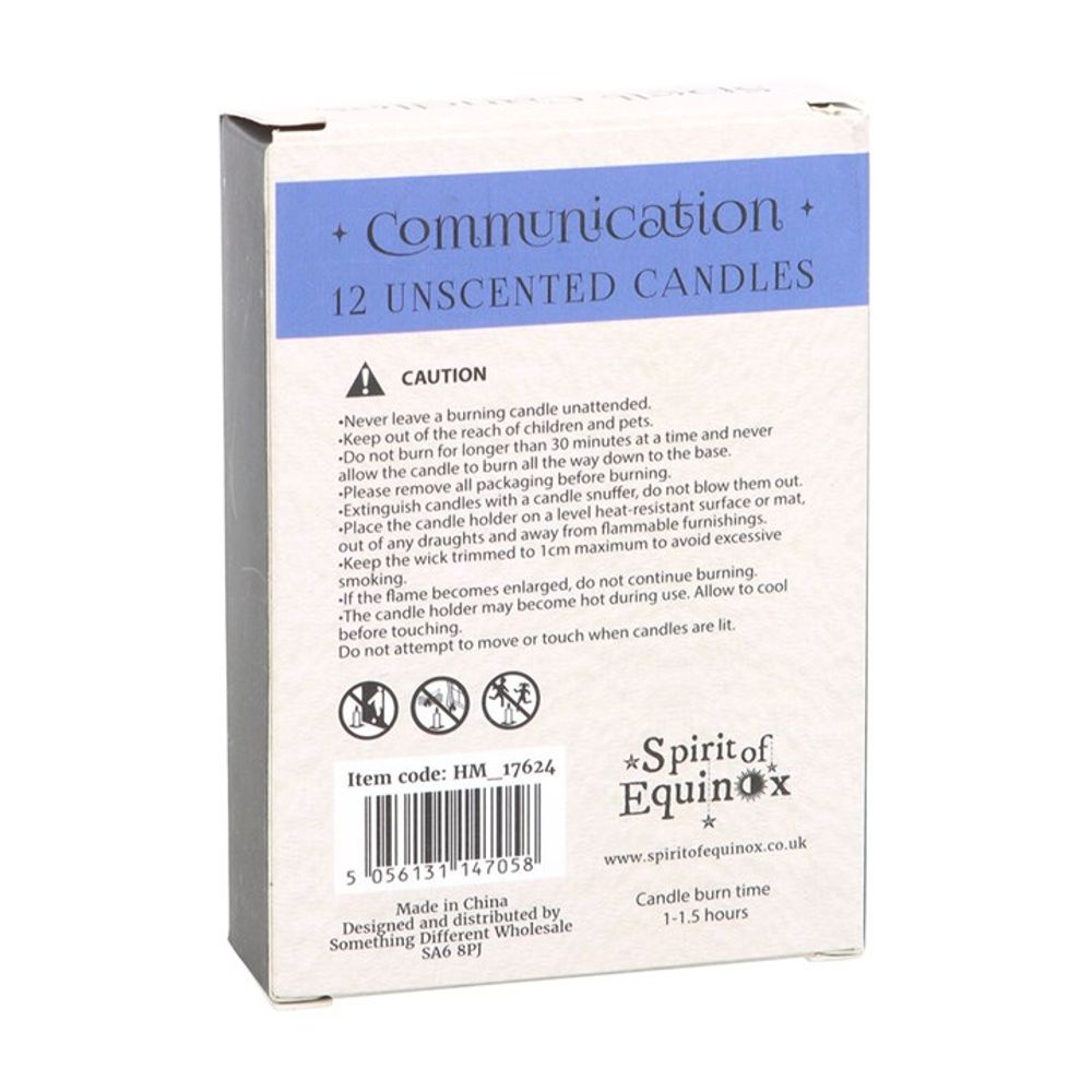 Pack of 12 Communication Spell Candles From Witch, Please!