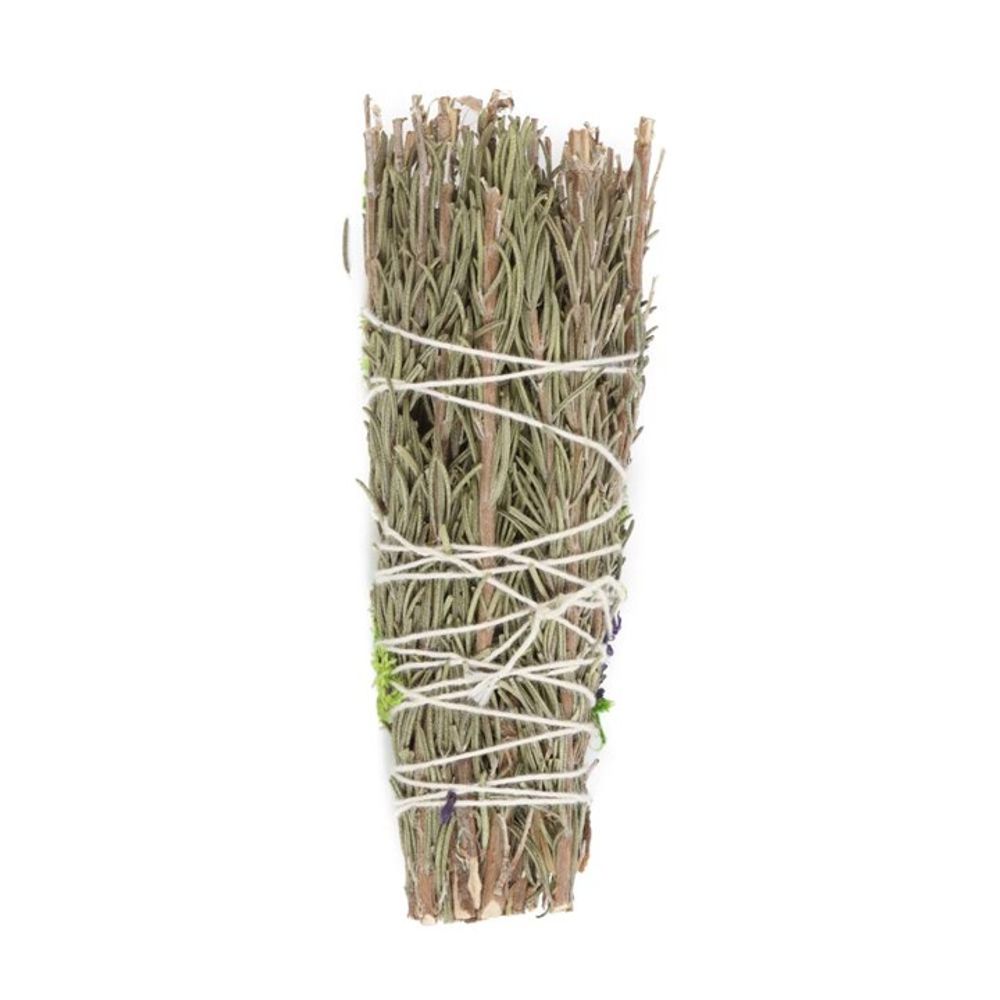 6in Ritual Wand Smudge Stick with Rosemary, Lavender and Abalone From Witch, Please!