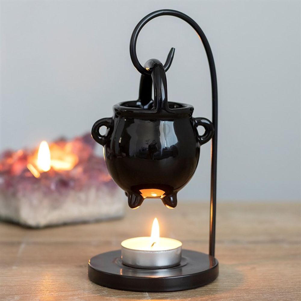 Hanging Cauldron Oil Burner From Witch, Please!