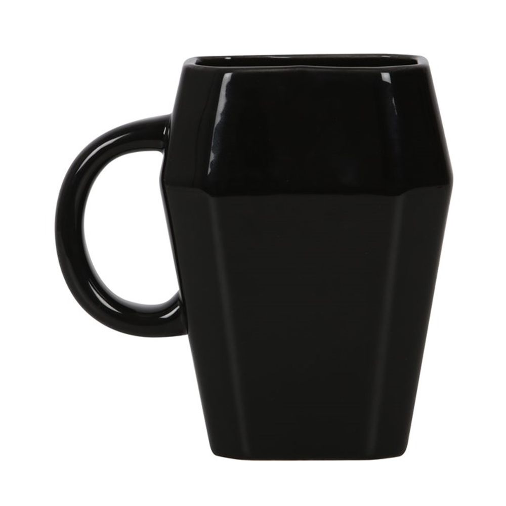 Death Before Decaf Coffin Mug From Witch, Please!