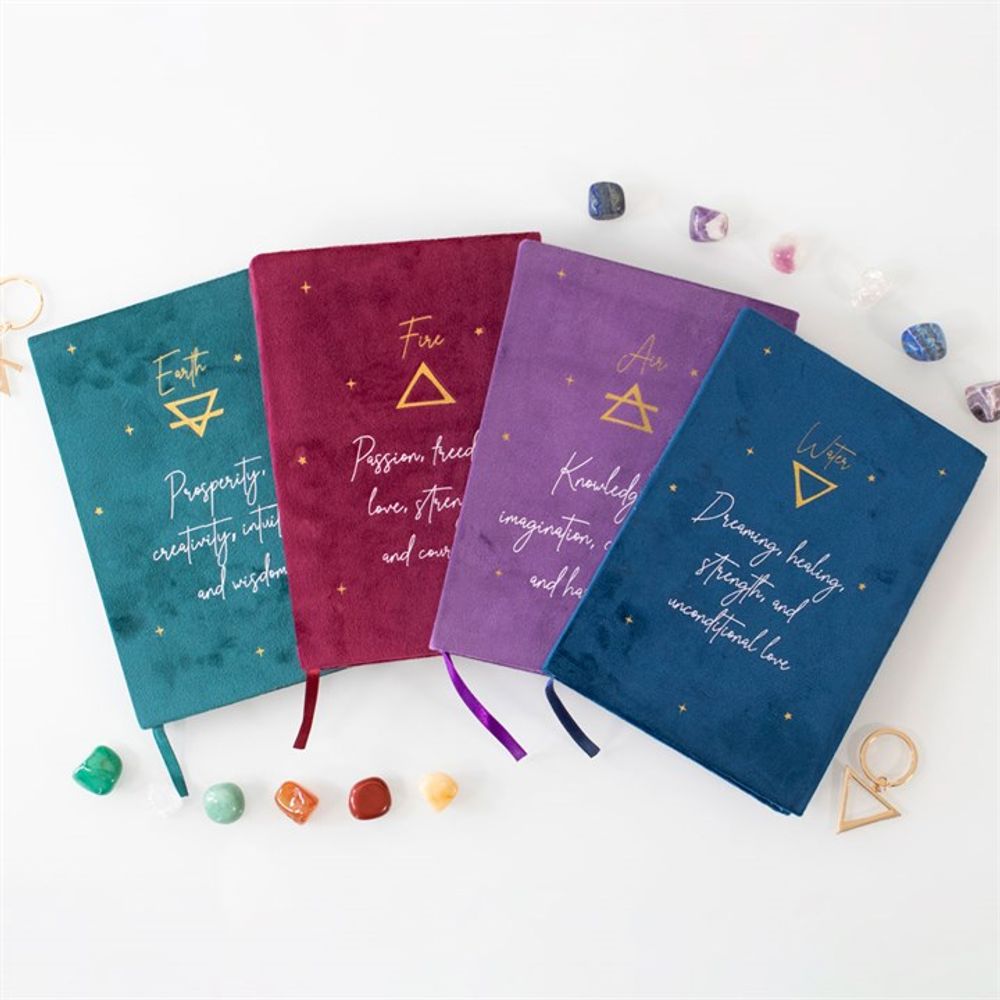 Earth Element Velvet A5 Notebook From Witch, Please!