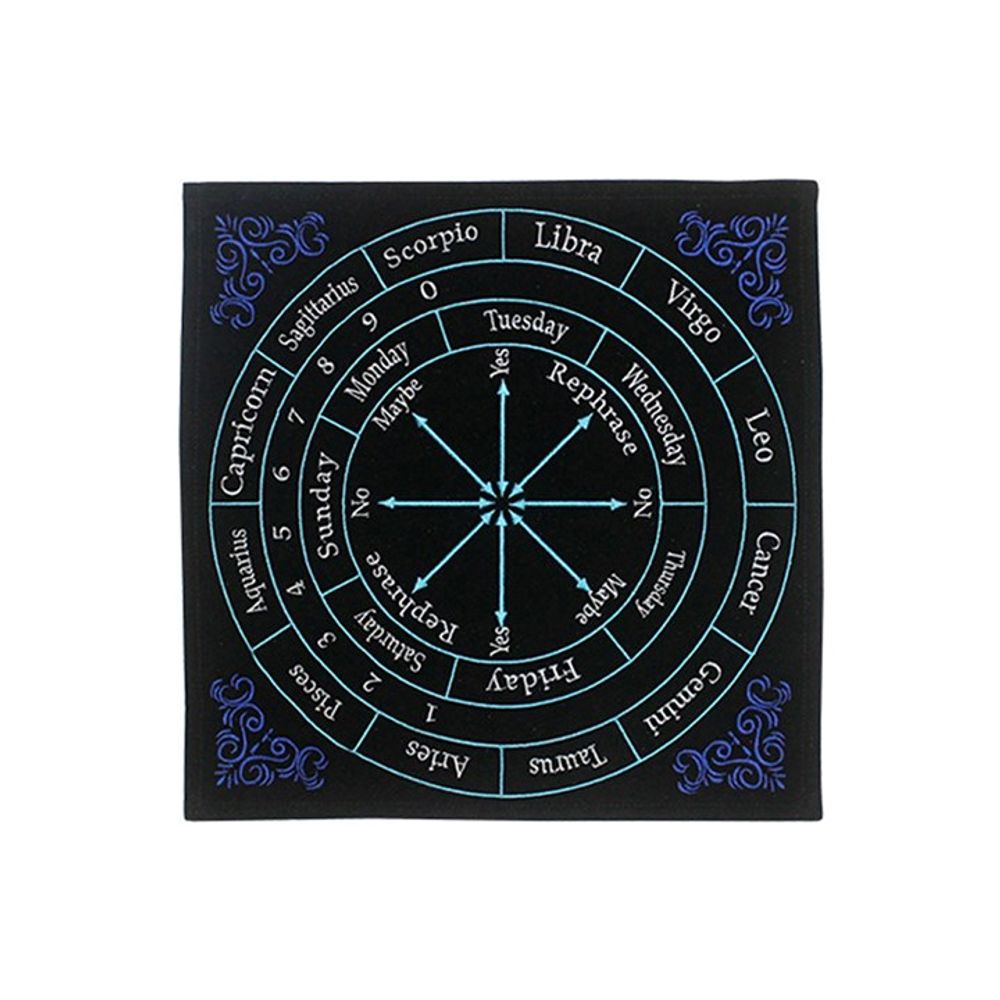 Embroidered Astrology Pendulum Mat From Witch, Please!