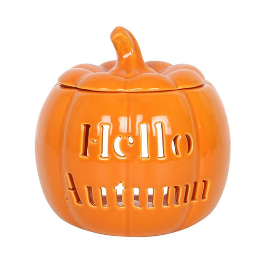 Hello Autumn Pumpkin Oil Burner From Witch, Please!