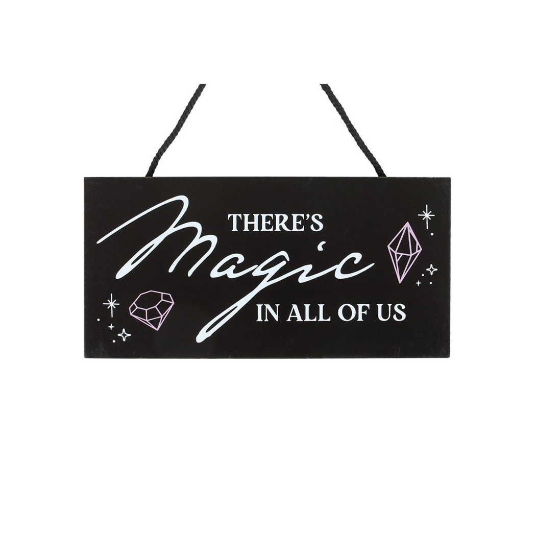 There's Magic in All of Us Witchy Hanging Sign From Witch, Please!