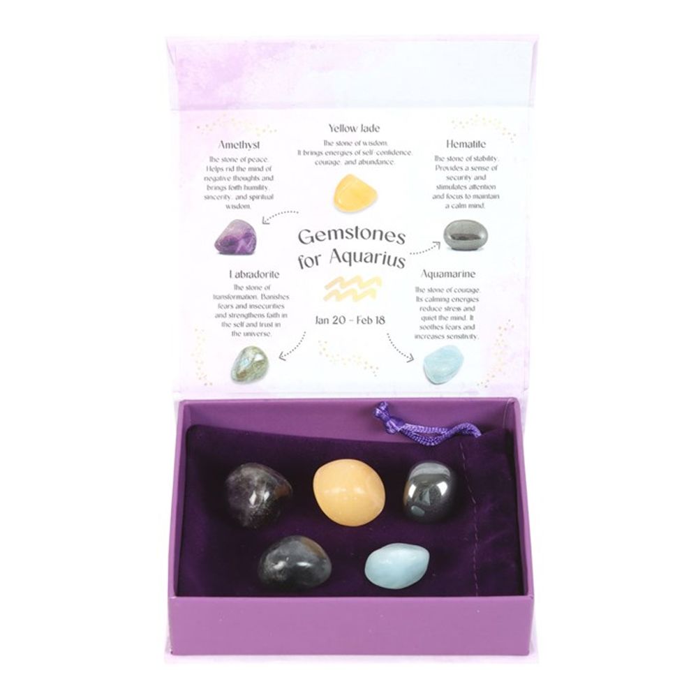 Aquarius Crystal Tumblestone Set From Witch, Please!