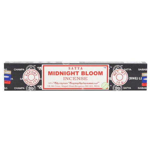 12 Packs of Midnight Bloom Incense Sticks by Satya