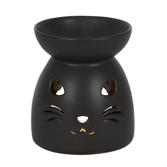 Black Cat Cut Out Oil Burner From Witch, Please!