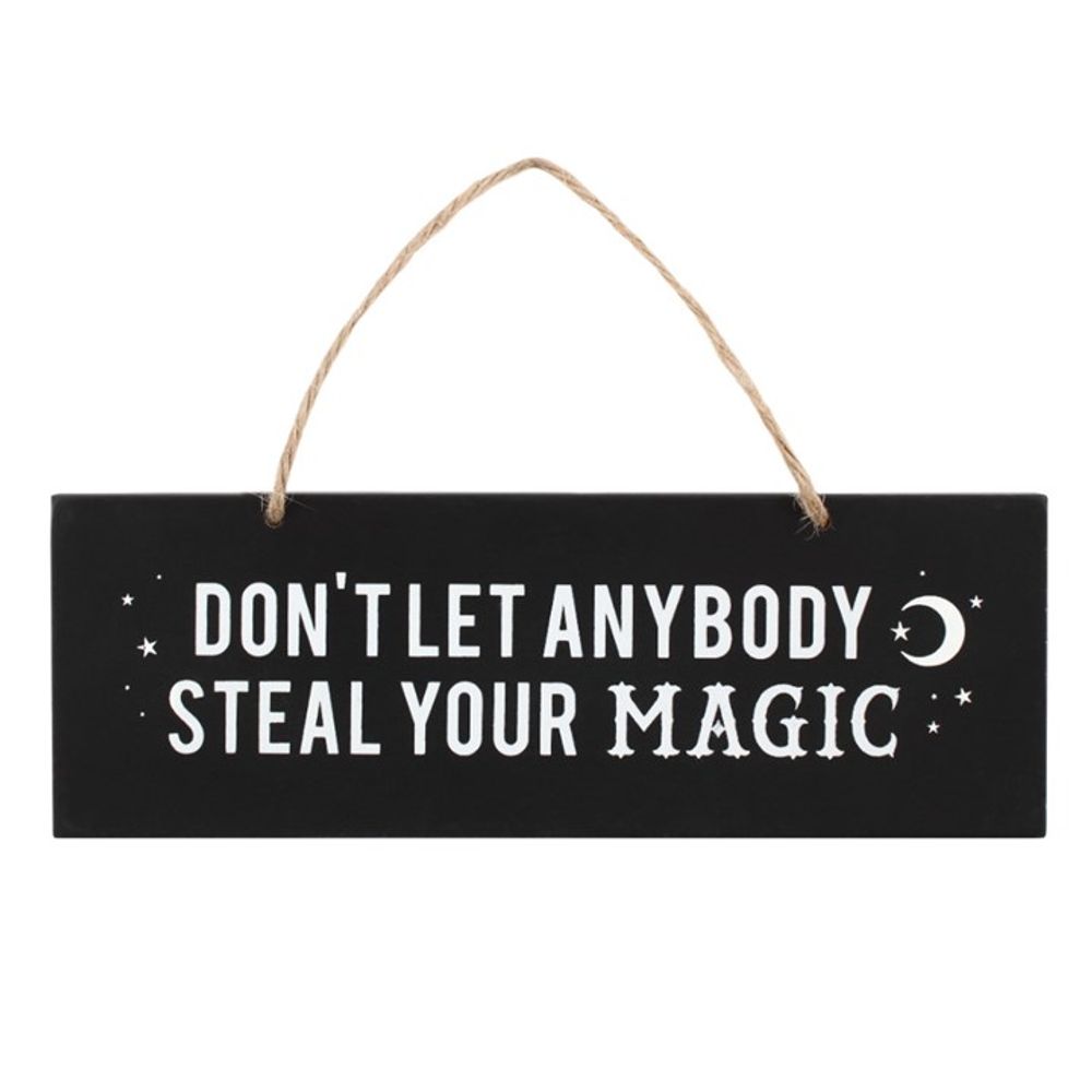 Don't Let Anybody Steal Your Magic Wall Sign From Witch, Please!