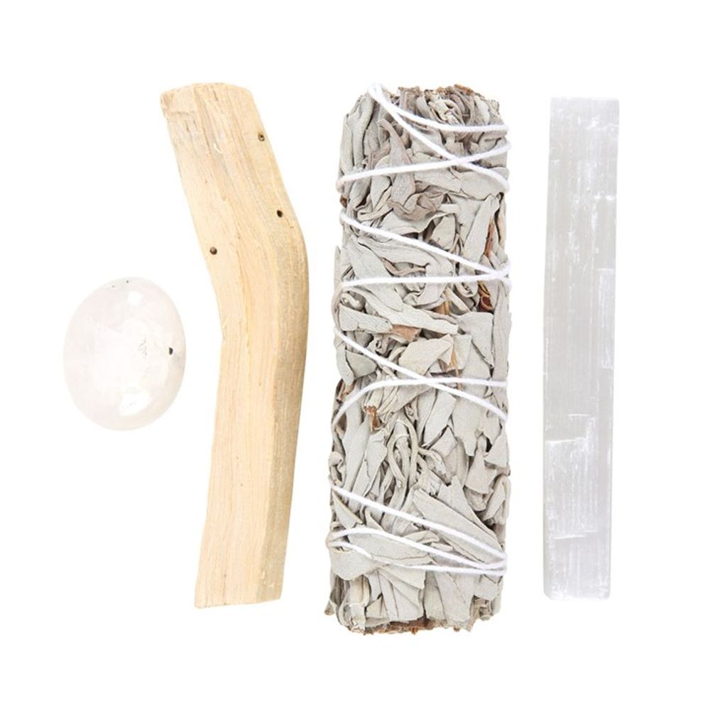 Smudge Kit with Clear Quartz Crystal From Witch, Please!