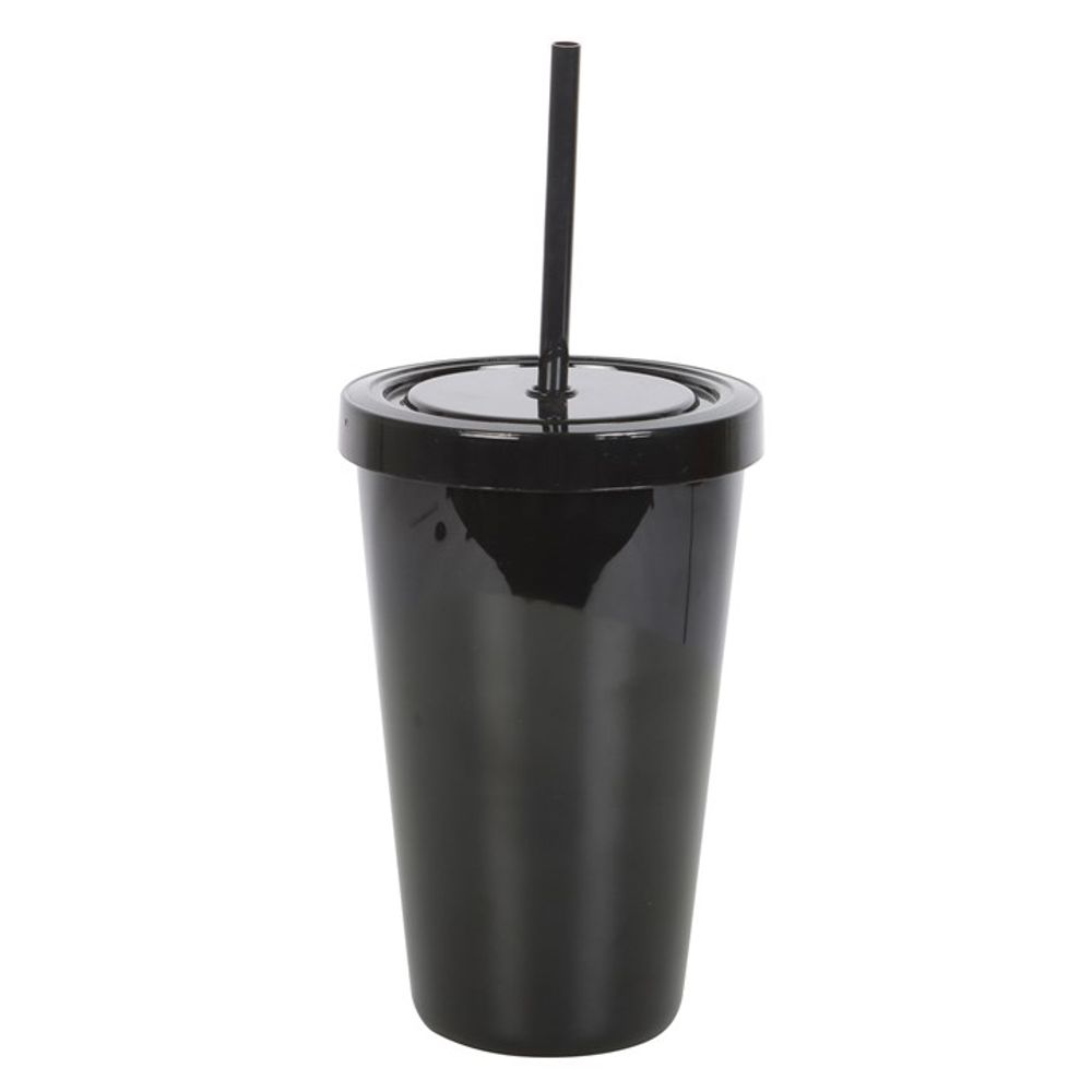 Deadly Poison Plastic Tumbler with Straw From Witch, Please!