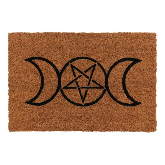 Natural Triple Moon Doormat From Witch, Please!