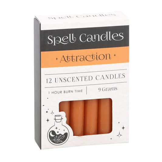 Pack of 12 Attraction Spell Candles From Witch, Please!