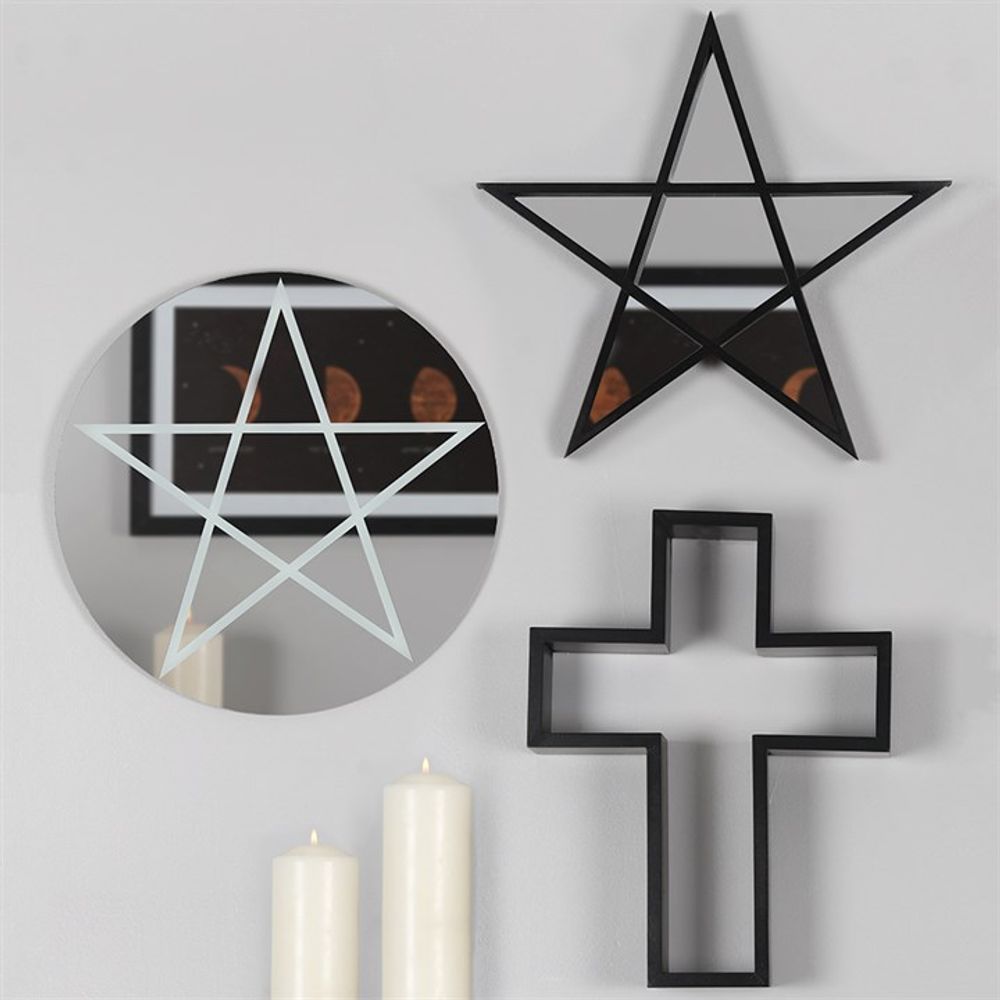 Black Crucifix Shelving Display From Witch, Please!