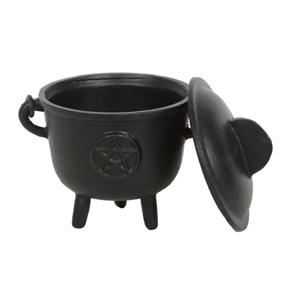 11cm Cast Iron Cauldron with Pentagram From Witch, Please!