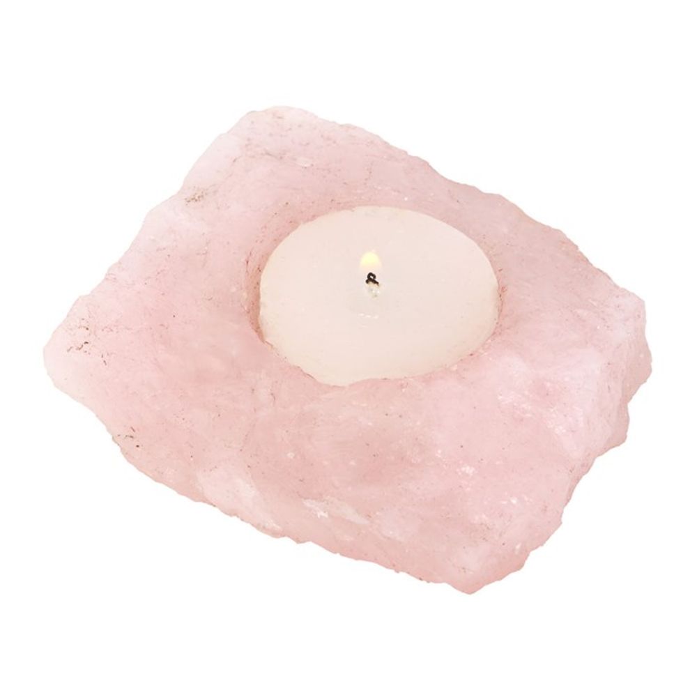 Rose Quartz Tealight Candle Holder From Witch, Please!