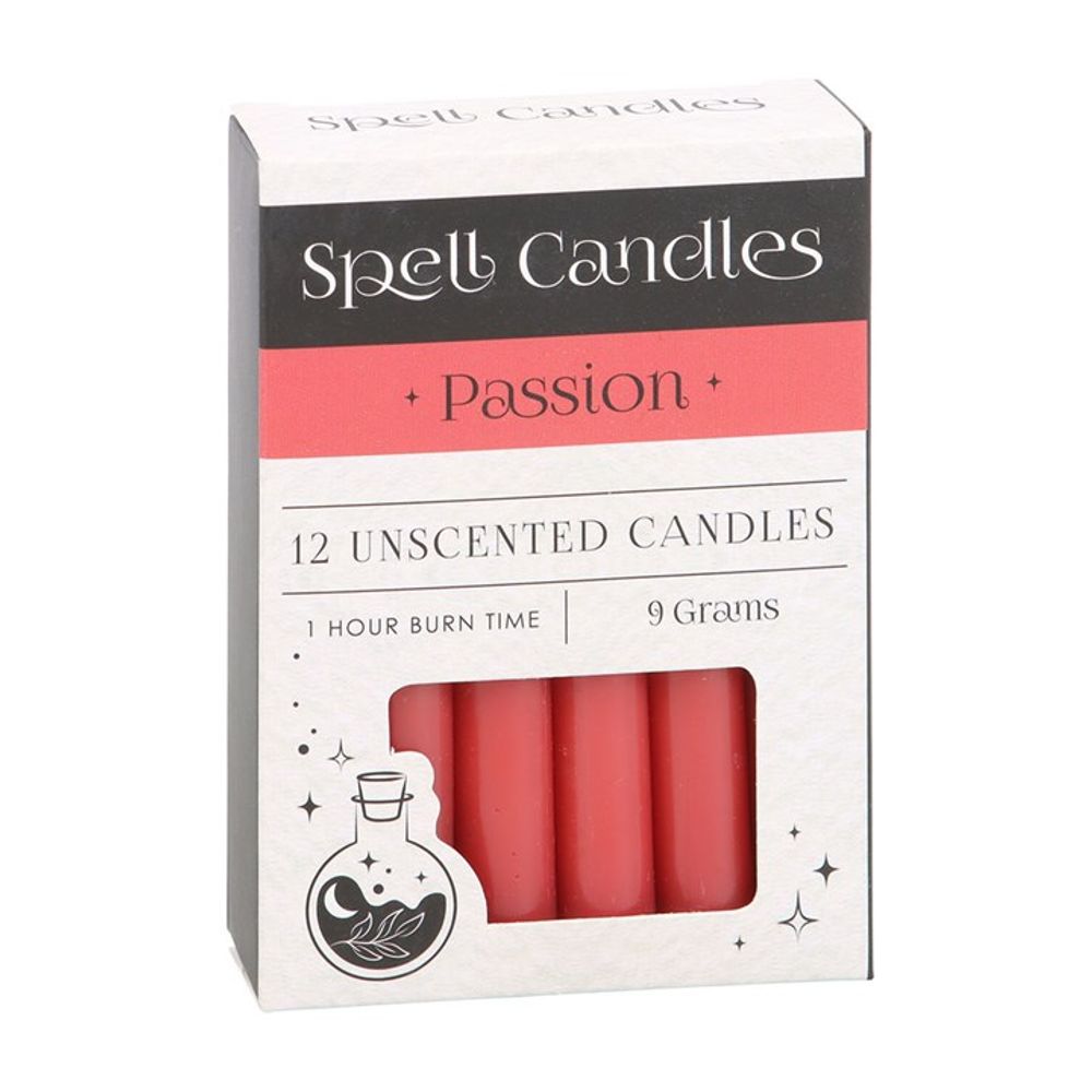 Pack of 12 Passion Spell Candles From Witch, Please!