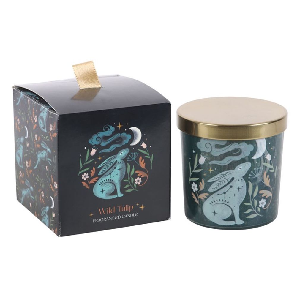 Midnight Hare Wild Tulip Candle From Witch, Please!