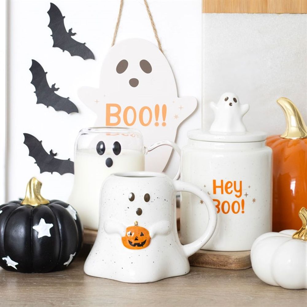 Hey Boo Ghost Storage Jar From Witch, Please!