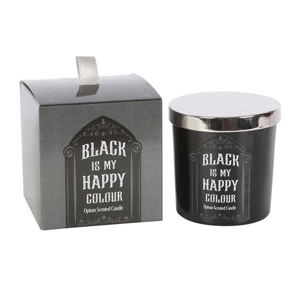 Black is My Happy Colour Opium Candle From Witch, Please!