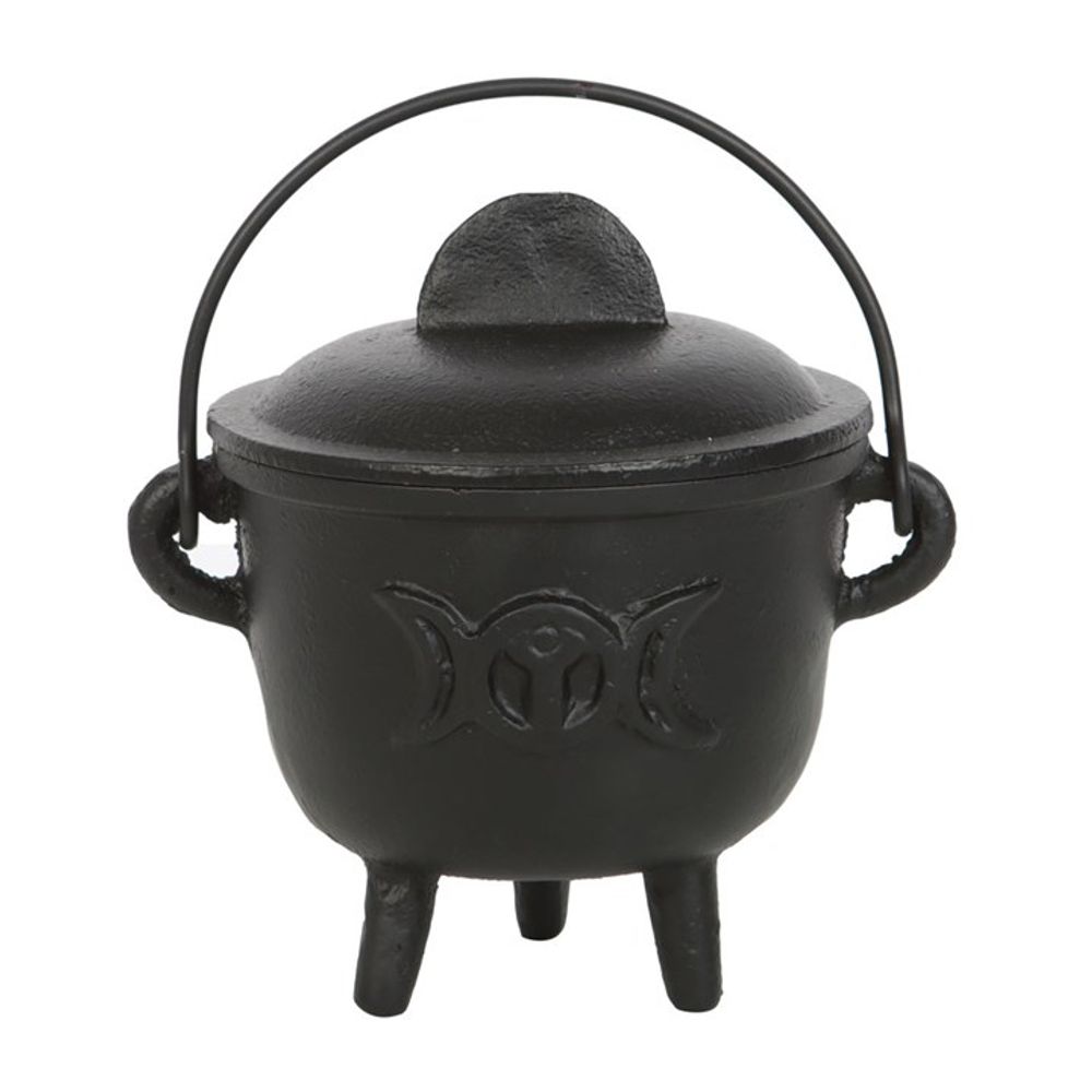 11cm Cast Iron Cauldron with Triple Moon From Witch, Please!