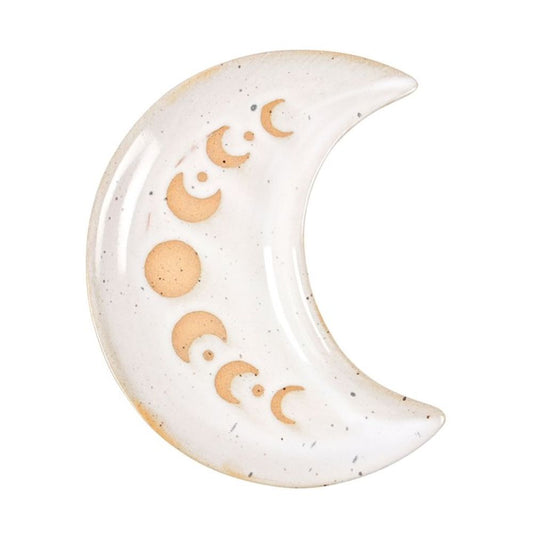 12cm Moon Phase Crescent Ceramic Trinket Tray From Witch, Please!