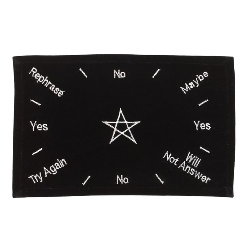 Embroidered Pentacle Pendulum Mat From Witch, Please!