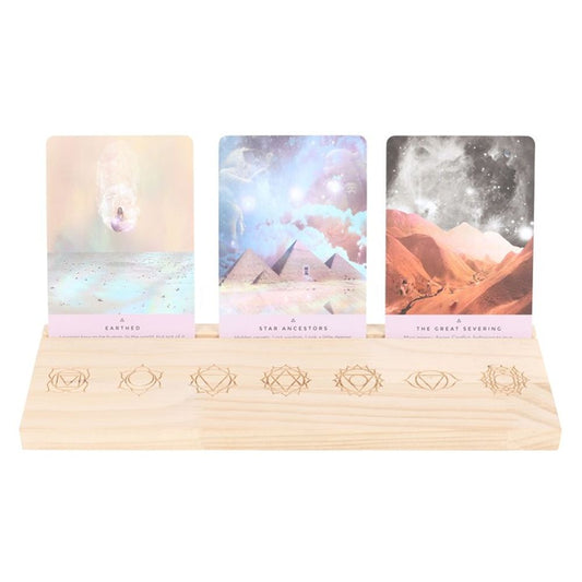 Natural Seven Chakras Tarot Card Stand From Witch, Please!