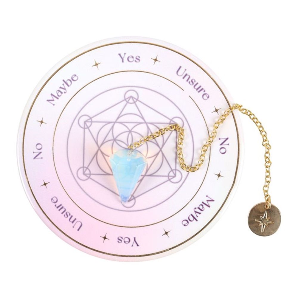 Opalite Pendulum Divination Kit From Witch, Please!