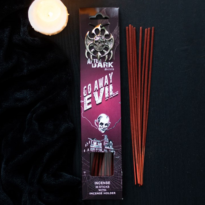 Go Away Evil Incense Sticks with Holder From Witch, Please!