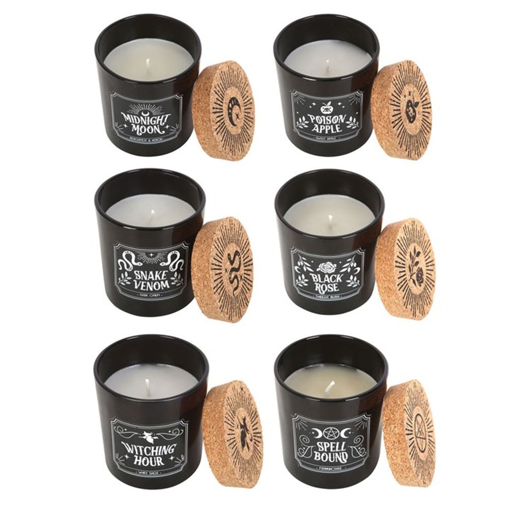 Set of 6 Midnight Ritual Candles From Witch, Please!