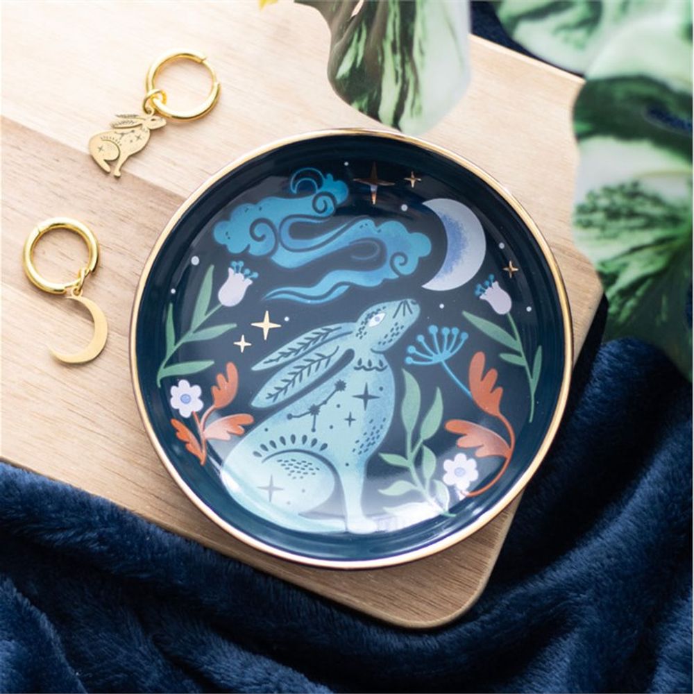 Midnight Hare Trinket Dish From Witch, Please!