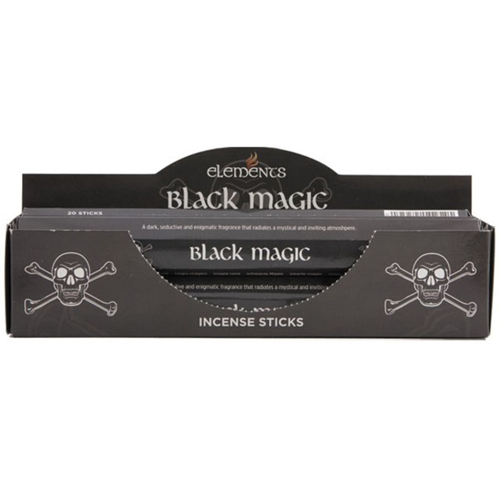 Set of 6 Packets of Elements Black Magic Incense Sticks From Witch, Please!