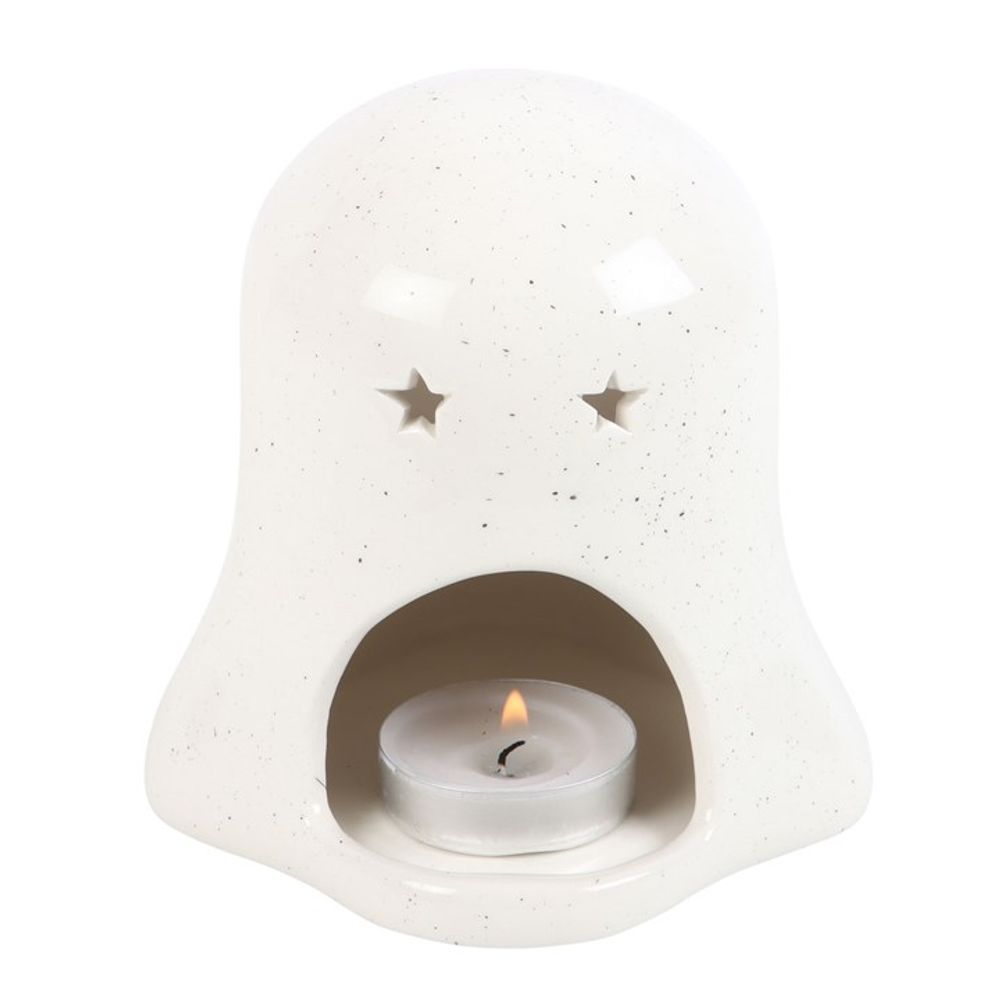 Ghost Shaped Tealight Candle Holder with Pumpkin From Witch, Please!