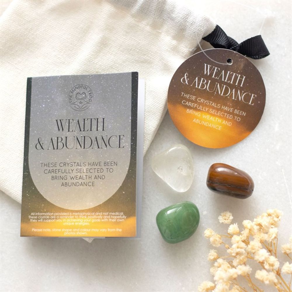 Wealth & Abundance Healing Crystal Set From Witch, Please!