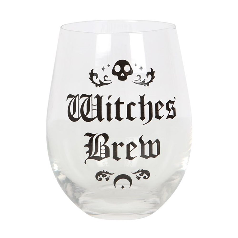 Witches Brew Stemless Wine Glass From Witch, Please!