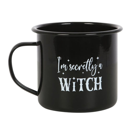 I'm Secretly A Witch Enamel Mug From Witch, Please!