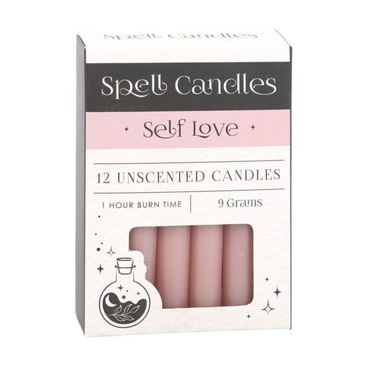 Pack of 12 Self Love Spell Candles From Witch, Please!