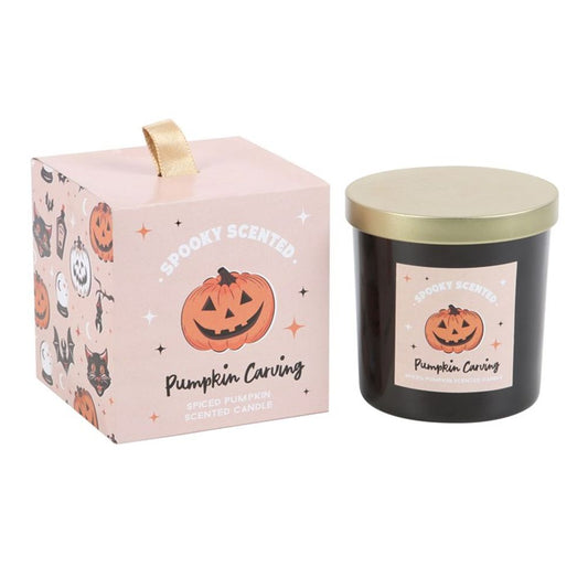 Pumpkin Carving Spiced Pumpkin Candle From Witch, Please!