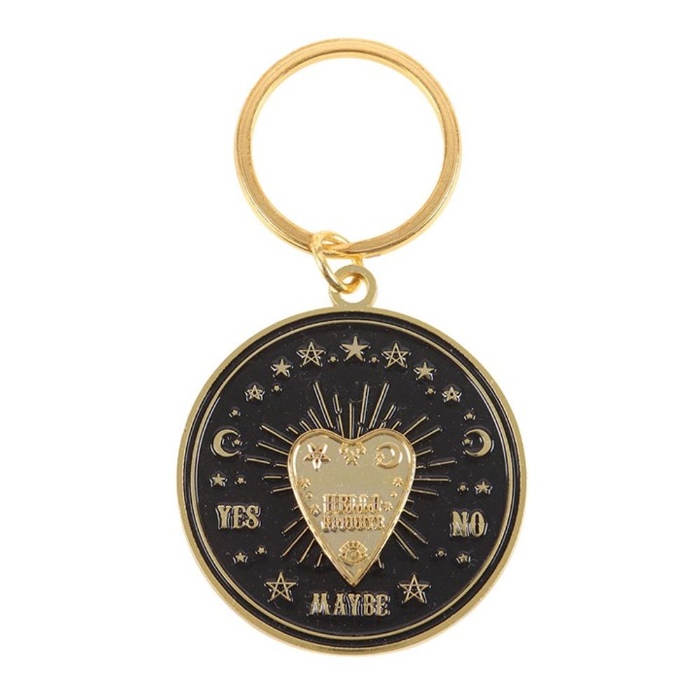 Spinning Talking Board Planchette Keyring From Witch, Please!