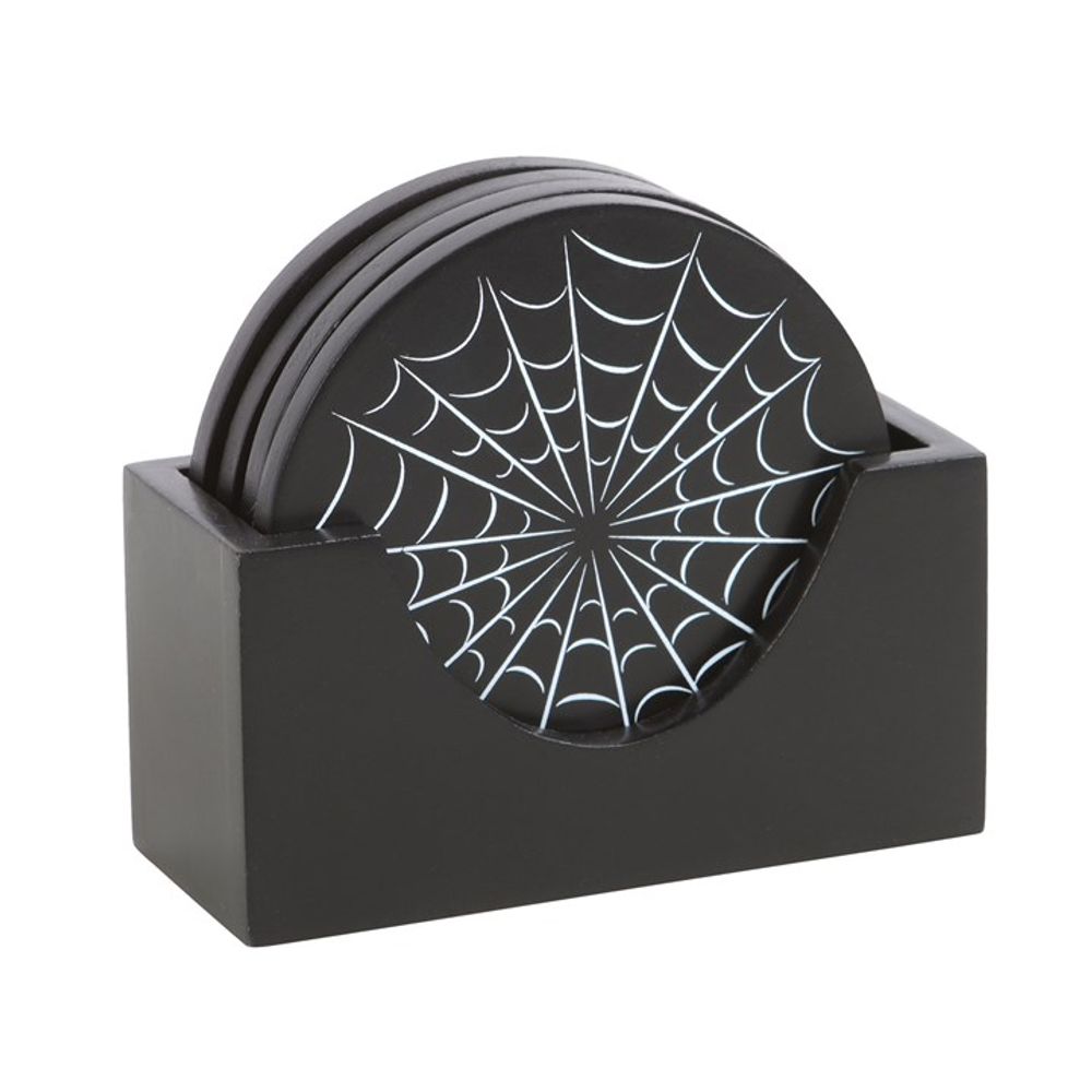 Black Spiderweb Coaster Set From Witch, Please!